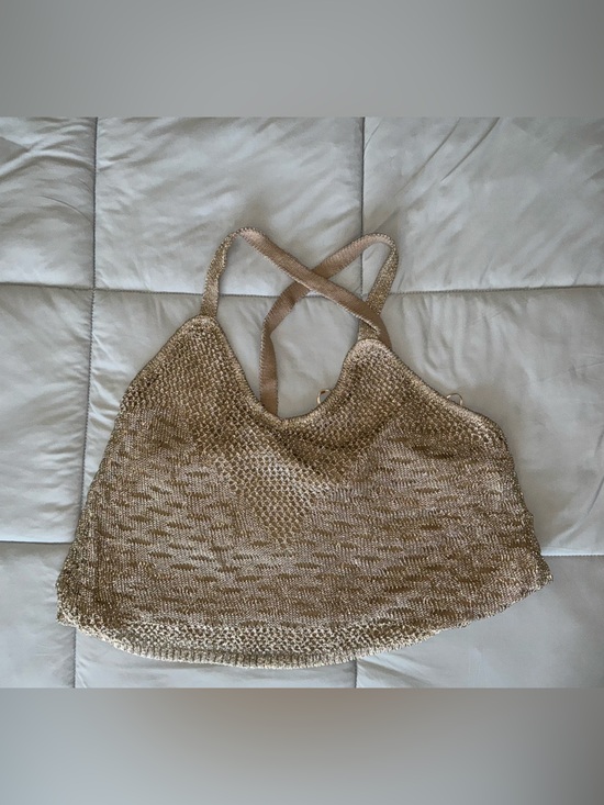 House of Harlow 1960 Tops - House of Harlow 1960 Shimmery Gold Knit Top